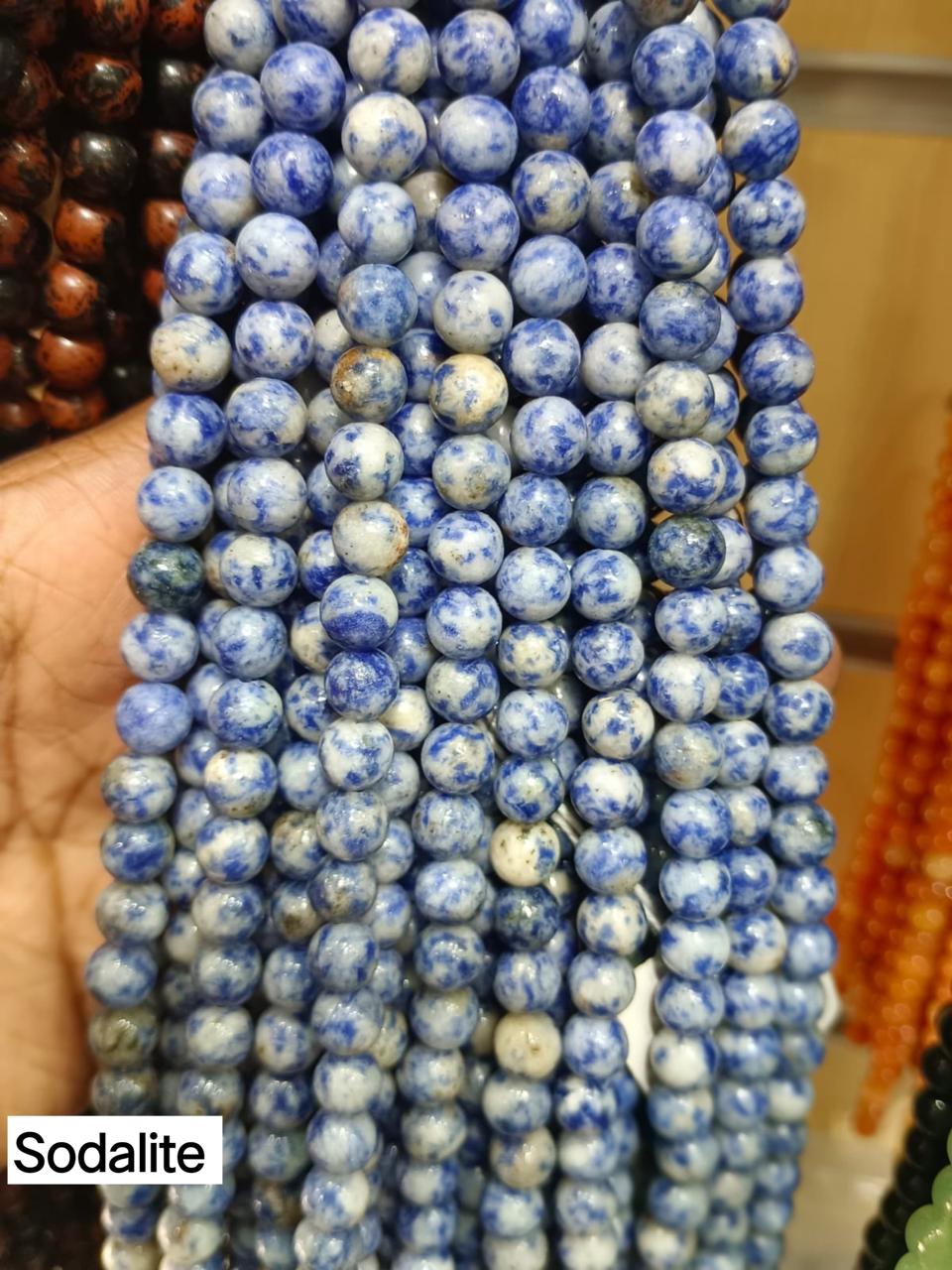 Energized Blue Sodalite Stone Mala-Certified