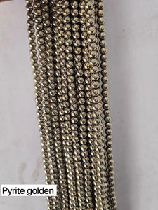 Energised Golden Pyrite Mala-Certified